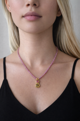 Nava Zahavi Yellow Gold Soothing Sapphire Necklace