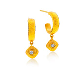 Nava Zahavi Gold Gypsy Diamond Earrings
