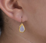 Nava Zahavi Tiny Moonstone Earrings