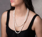 Nava Zahavi Long Pearl 50" Necklace