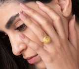Nava Zahavi Diamonds in the waves Ring
