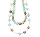 Nava Zahavi Peruvian Chalcedony and Ruthilated Quartz Necklace