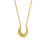 Italian Gold Plated Horseshoe pendant Necklace
