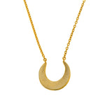 Italian Gold Plated Horseshoe pendant Necklace