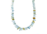 Nava Zahavi Yellow Gold Long Aquamarine Necklace