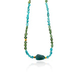 Nava Zahavi Multi-Color Apatite Necklace with Center Stone
