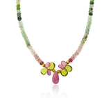 Nava Zahavi Multi-Color Tourmaline Necklace with Tourmaline Drops