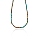 Nava Zahavi Natural Turquoise Blue Brown Necklace