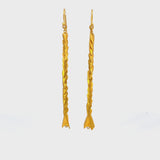Nava Zahavi Yellow 24K Gold Drop Earrings