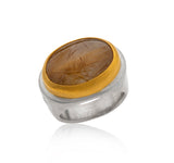 Nava Zahavi Yellow Golden Rutil Ring