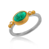 Nava Zahavi Emerald and Diamond Ring