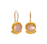 Nava Zahavi Yellow Gold Morganite Summer Earrings