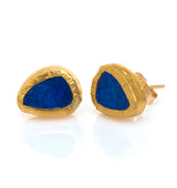 Nava Zahavi Yellow Gold Opal stud Earrings
