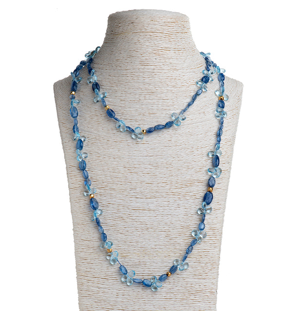 Nava Zahavi Blue Mingling Necklace