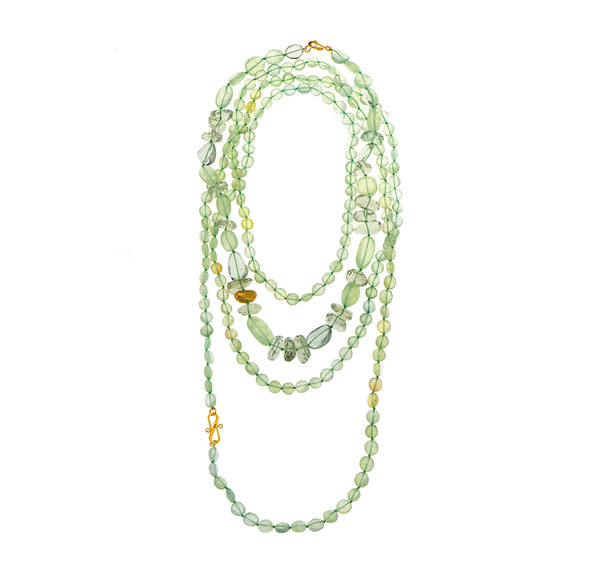 Nava Zahavi Golden Prehnite Necklace