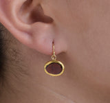 Nava Zahavi Garnet Guardian Earrings