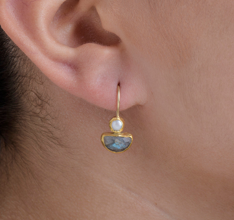 Nava Zahavi Shell Earrings