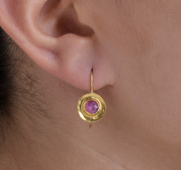 Nava Zahavi Precious Sapphire Earrings