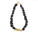 Nava Zahavi Yellow Gold Black Tourmaline Necklace