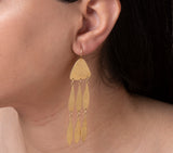 Nava Zahavi Long Dangling Gold Filled Earrings