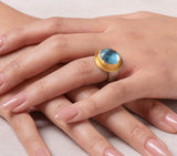 Nava Zahavi Blue Lagoon Ring