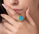 Nava Zahavi Spirit Turquoise Ring