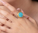 Nava Zahavi Spirit Turquoise Ring
