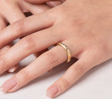 Nava Zahavi 18K Yellow Gold Diamonds Handmade Ring