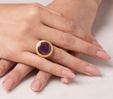 Nava Zahavi Yellow Gold Rhonda Ruby Ring