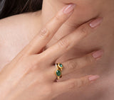 Nava Zahavi Emerald and Diamond Ring