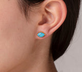 Nava Zahavi Evil Eye Turquoise Earrings