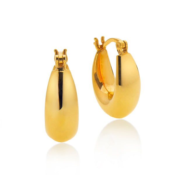 Nava Zahavi 18K Yellow Gold Gypsy Earrings