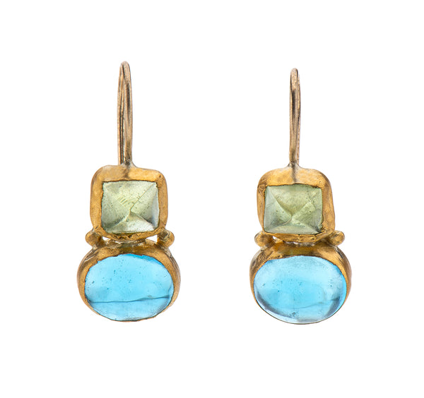 Nava Zahavi Gilded Cascade Earrings