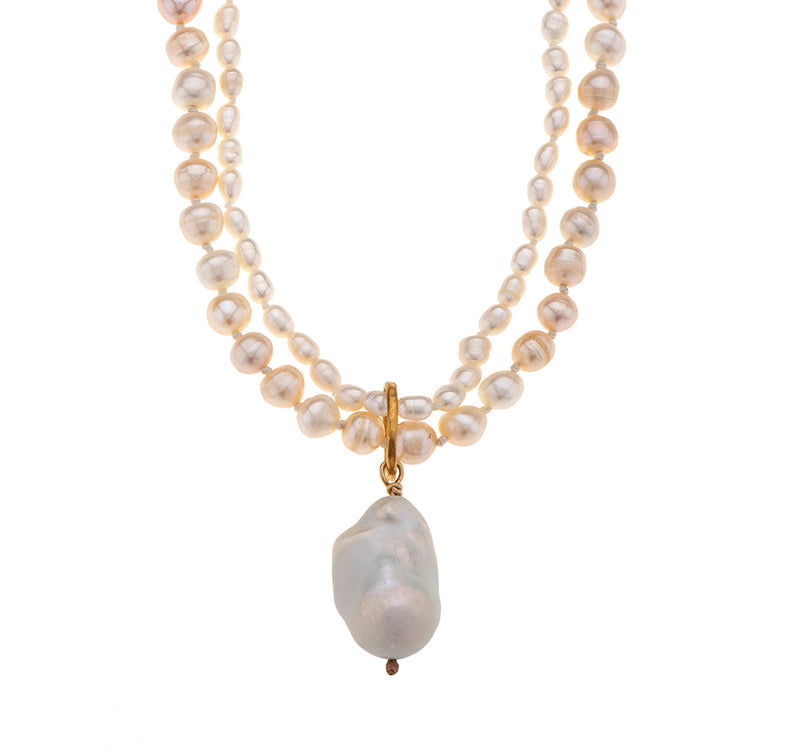 Nava Zahavi Two-Strand Pearl Necklace
