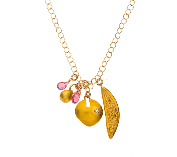 Nava Zahavi 18K Yellow Gold Elements Necklace