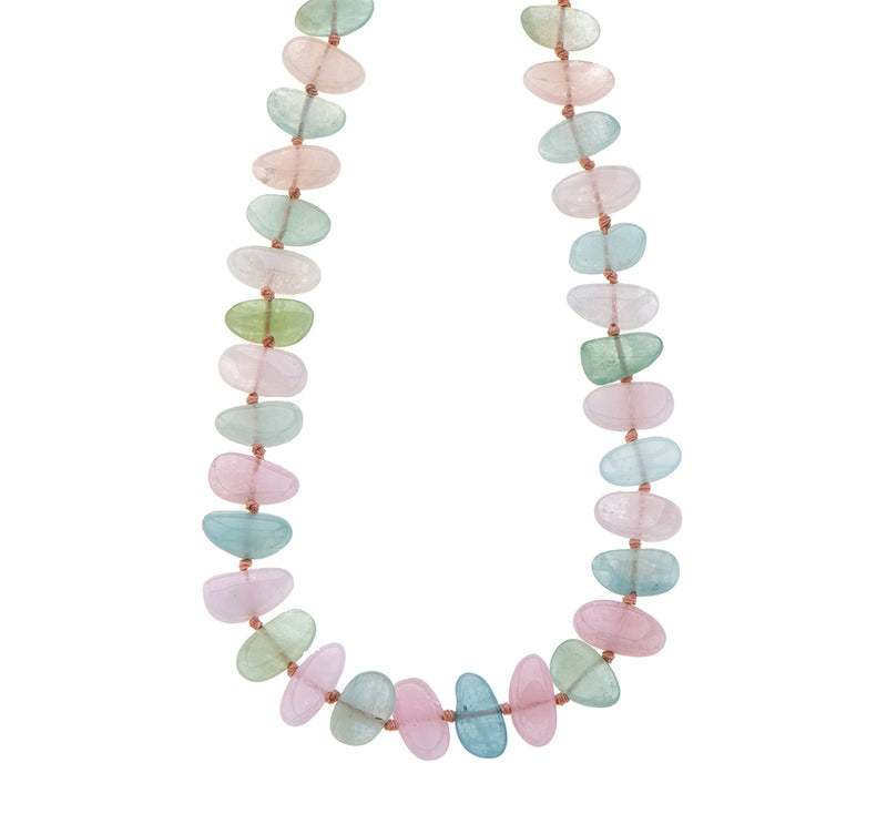 Nava Zahavi Multi Color Aquamarine Necklace