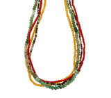 Nava Zahavi Coral, Citrine, Serpentine and Chrysoprase Necklace