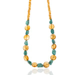 Nava Zahavi Kyanite and Citrine Necklace