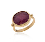 Nava Zahavi 14K Yellow Gold sapphire Ring