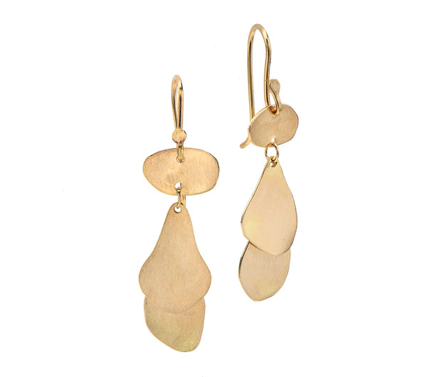Nava Zahavi Dangling Medium 14K Gold Earrings