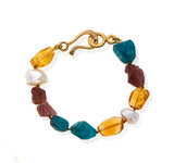Nava Zahavi Mixed Raw Gemstone Bracelet