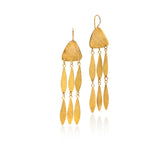 Nava Zahavi Long Dangling Gold Filled Earrings