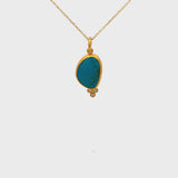 Nava Zahavi Turquoise and Diamonds Necklace