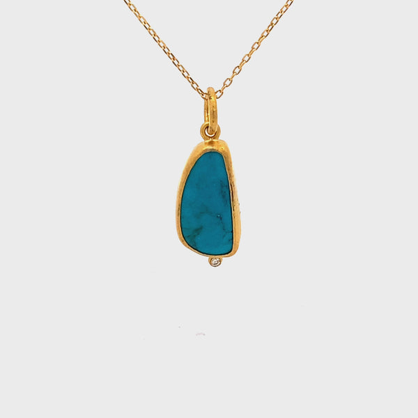 Nava Zahavi Grace Turquoise Necklace