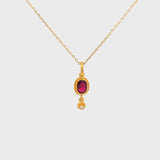 Nava Zahavi Ruby and Diamond Necklace