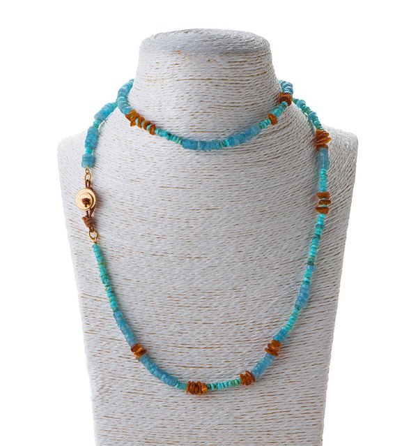 Nava Zahavi Amber Love Necklace