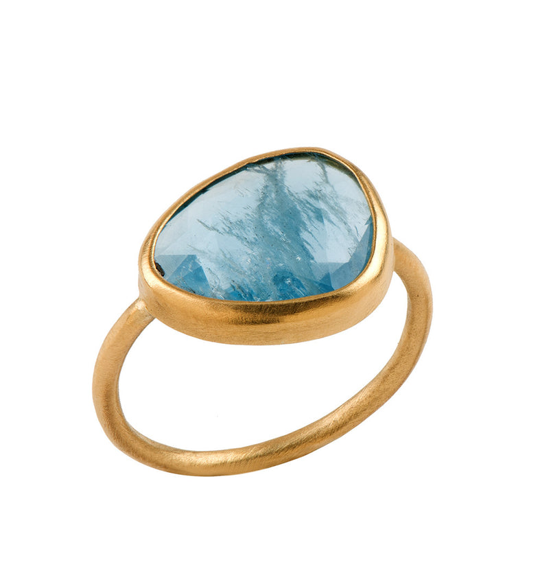 Nava Zahavi Heaven Blue Gold Ring