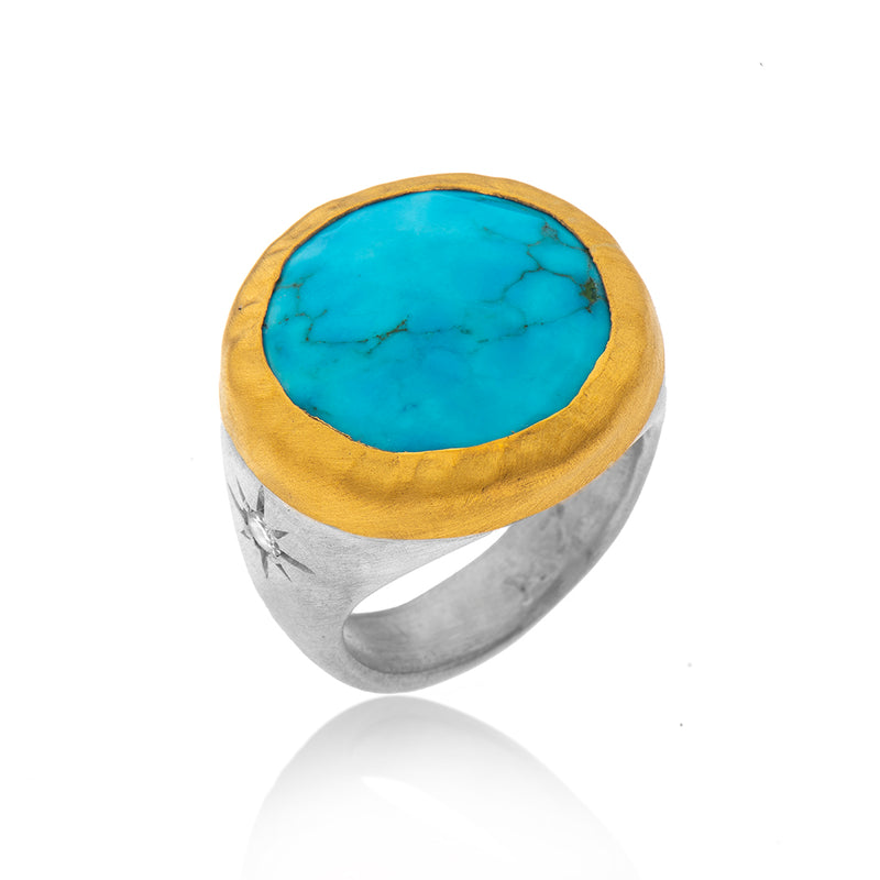 Nava Zahavi Spirit Turquoise Ring