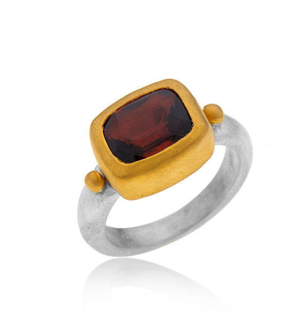 Nava Zahavi Yellow Gold Tourmaline Power Ring