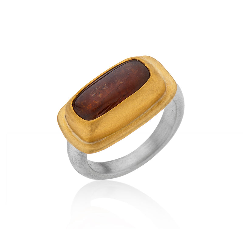 Nava Zahavi Yellow Gold Autumn Tourmaline Ring